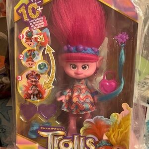 DreamWorks Trolls Doll with Pink Hair and Accessories